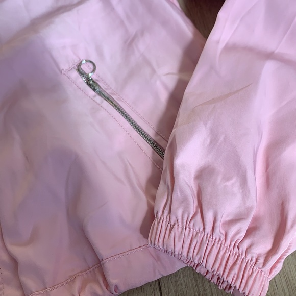 Bershka light pink hooded jacket XS - Picture 2 of 4